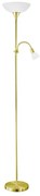 EGLO 82843 - Lampada con piedistallo UP 2  1xE27/60W + 1xE14/25W oro