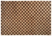 ferm LIVING - Check Wool Jute Rug 140x200 Coffee/Natural ferm LIVING