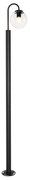 Lanterna moderna nera con plastica 200 cm IP44 - Sfera