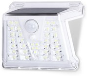 Applique 33 Led 0,35W Bianco con pannello solare IP65 Bianco freddo 6500K con sensore crepuscolare e di movimento Aigostar