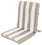 Cuscino per sedie Righe 90 x 40 x 4 cm Beige