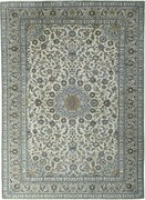 Kashan Tappeto 400 x 290 Beige (Iran) Annodato A Mano