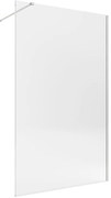 Walk-in single L 130 x H 200 cm, vetro 8 mm vetro senza finitura / trasparente cromo