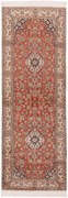Cashmere Silk Tappeto 220x80 (Indian) Annodato A Mano