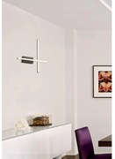 Applique LED design Hope nero, luce con 3 temperature di colore NOVECENTO