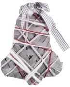 Grande campana decorativa appesa, altezza 39 cm - Ego Dekor