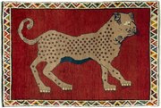 Gabbeh Tappeto persiano 100x140 Rosso (Iran) Annodato A Mano