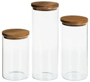 Set di contenitori per alimenti in vetro alimentari/per la pasta 3 pz – Casa Selección