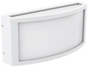 Applique Slim Design IP65 - E27 Bianca Colore del corpo Bianco