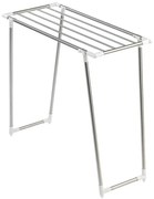 WENKO 3774020100 - Stendibiancheria PROFI SINGLE 87x79 cm acciaio inox/argento/bianco