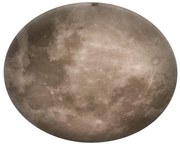 Plafoniera LED Lunar Ø 60 cm argento IP20 bianco caldo TRIO LIGHTING INTER