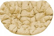 Poltrona sospesa COCON con grande cuscino confortevole Cuscini beige