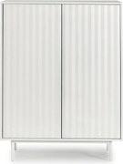 Cassettiera alta bianca 97x130 cm Sierra - Teulat