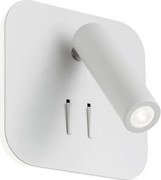 Redo 01-1491 - Lampada da parete QUDA LED/6W/230V + LED/3W CRI 90 bianca