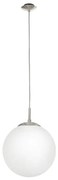 EGLO 85262 - Lampadario a sospensione con filo RONDO 1xE27/60W/230V diametro 25 cm bianco