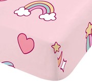 Lenzuolo con angoli per bambini rosa per culla 70x140 cm Forever Together – Catherine Lansfield