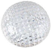 Plafoniera LED neoclassico Point, trasparente Ø 41 cm, luce naturale NOVECENTO