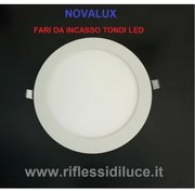 Novalux Ring faro incasso tondo diametro 225 mm led 17W luce bianca calda