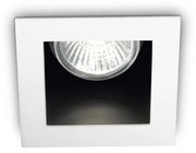 Faretto Da Incasso Moderno Funky Metallo Bianco 1 Luce Gu10