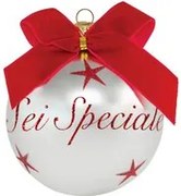 Pallina di Natale con scritta Sei Speciale 10 cm