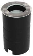 Faro Carrabile GU10 IP67 Orientabile Acciaio INOX 304 - Doppio Pressacavo