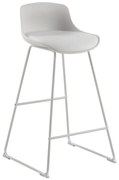 Sgabello da bar bianco (altezza della seduta 76 cm) Tina – Actona