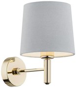 Argon 4347 - Applique PONTE 1xE27/15W/230V grigio/ottone