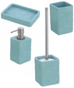 Set 4 Accessori D'Appoggio Feridras "Sabbia" Acqua Marina