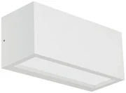 Applique moderno da esterno UTAH bianco IP65 1X E27 MANTRA