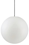 Sospensione Moderna Sole Alluminio Bianco 1 Luce E27 D40Cm