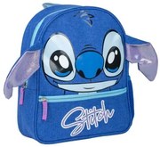 Zaino Scuola Stitch Azzurro 25 x 30 x 10 cm