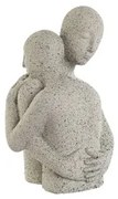 Statua Decorativa Home ESPRIT Bianco Romantico Coppia 25,8 x 22,5 x 38,5 cm