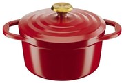 Tefal - Casseruola AIR 20 cm con coperchio, rossa