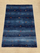 Gashguli Tappeto 90 x 140 Blu (Iran) Annodato A Mano