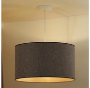 Duolla - Lampadario a sospensione con filo ROLLER ECO RECYCLING 1xE27/15W/230V diametro 45 cm marrone
