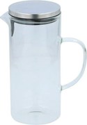 Alpina - Brocca in vetro borosilicato con coperchio 1,3 l