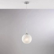 Sospensione Contemporanea Olaf Cromo 1 Luce E27