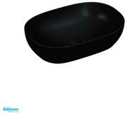 Vitra OutLine "Catino" Lavabo D'appoggio Ovale 58x40 cm Nero Opaco