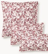 Federa con stampa foglie Pola