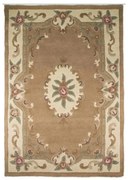 Tappeto in lana marrone 75x150 cm Aubusson - Flair Rugs