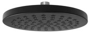 Aqualine - Soffione doccia diametro 20 cm opaco nero