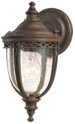 Applique classico chic da esterno FE-EB2-S-BRB nero IP44 1X E27 ELSTEAD