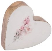 Decorazione in legno di mango massiccio Blossom Heart - Ego Dekor