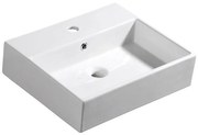 Isvea - Lavabo da appoggio PURITY 50x42 cm ceramica/bianco