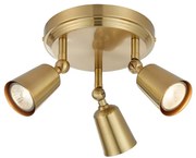 Markslöjd 108980 - Faretto TINY 3xGU10/7W/230V in ottone