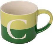 Tazza lettera C verde 400 ml Blend Collection