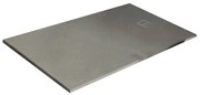 Piatto doccia in resina Strato crema L 160 x L 80 x H 3 cm opaco effetto pietra