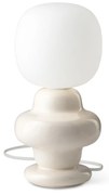 Applique Vintage Decò Copacabana Ceramica Bianca 1 Luce E27
