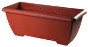 Fioriera MAXI TERRAE PLASTECNIC in polipropilene terracotta H 38.5 cm L 100 x P 43 cm