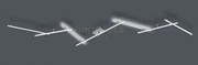 Indira plafoniera-applique led 28w 3500lm, 3000k anche retro-illumi...